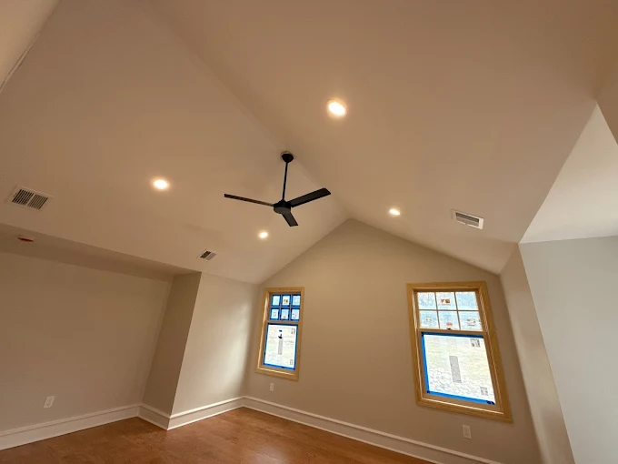 Bedroom ceiling fan