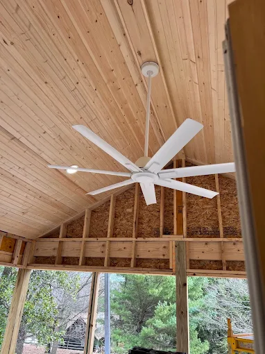 Ceiling fan installation by Star Bright Electric