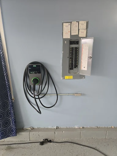 Panel installation in progress